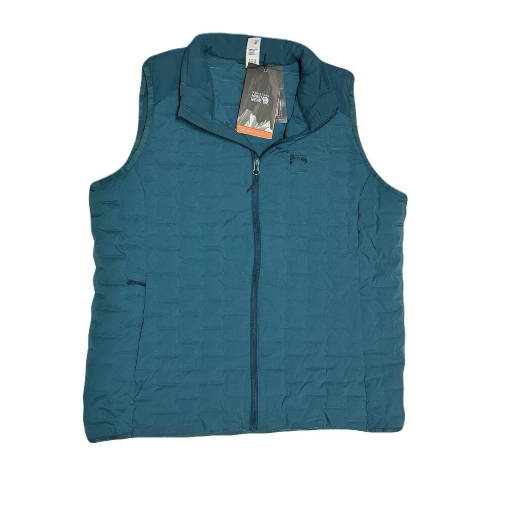 NEW Mountain Headwear Vest Womens Size XL Teal Stretchdown Lightweight Down Vest - Picture 3 of 10